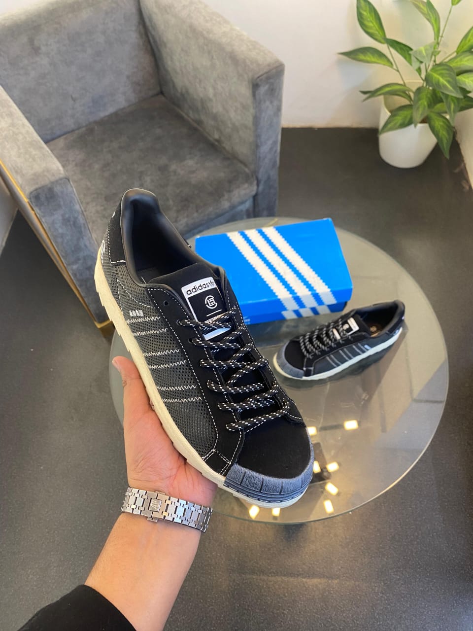 CLOT x NEIGHBORHOOD x Adidas Superstar by Edison Chen (Black)