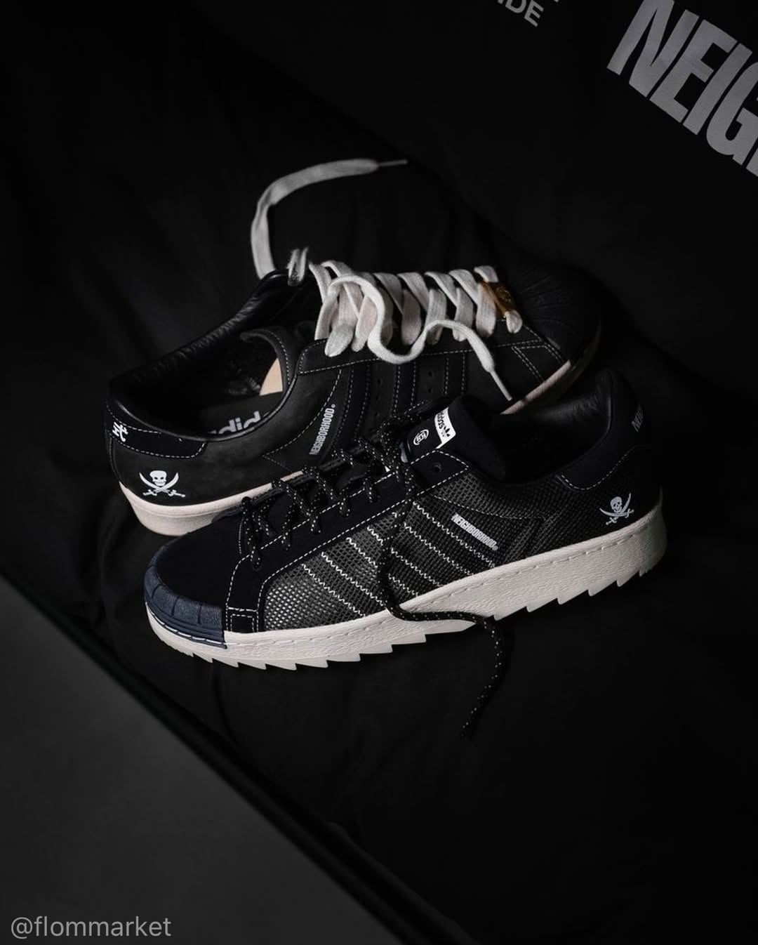 CLOT x NEIGHBORHOOD x Adidas Superstar by Edison Chen (Black)