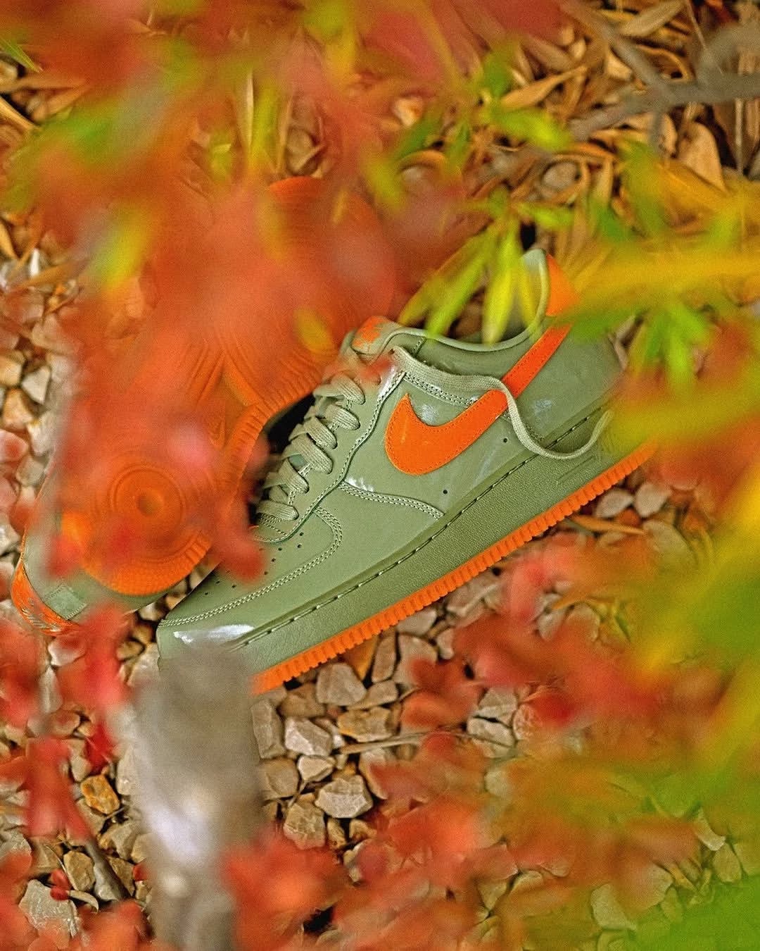 Nike Air Force One PRM "Oil Green"