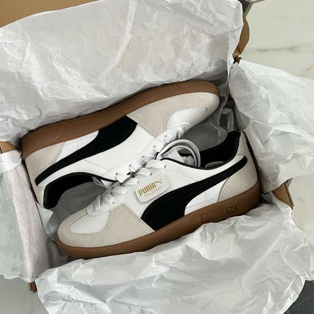 Puma Palermo "White Vapor Gray Gum"