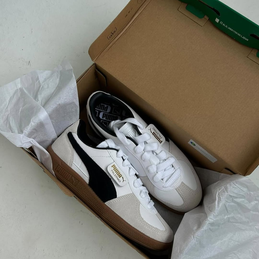 Puma Palermo "White Vapor Gray Gum"