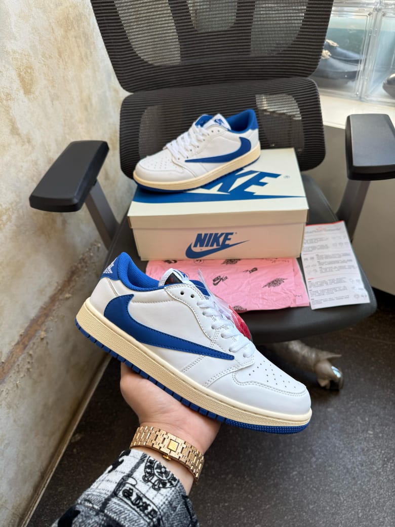 Travis Scott X Nike Air Jordan 1 Low Heat Off White Basketball