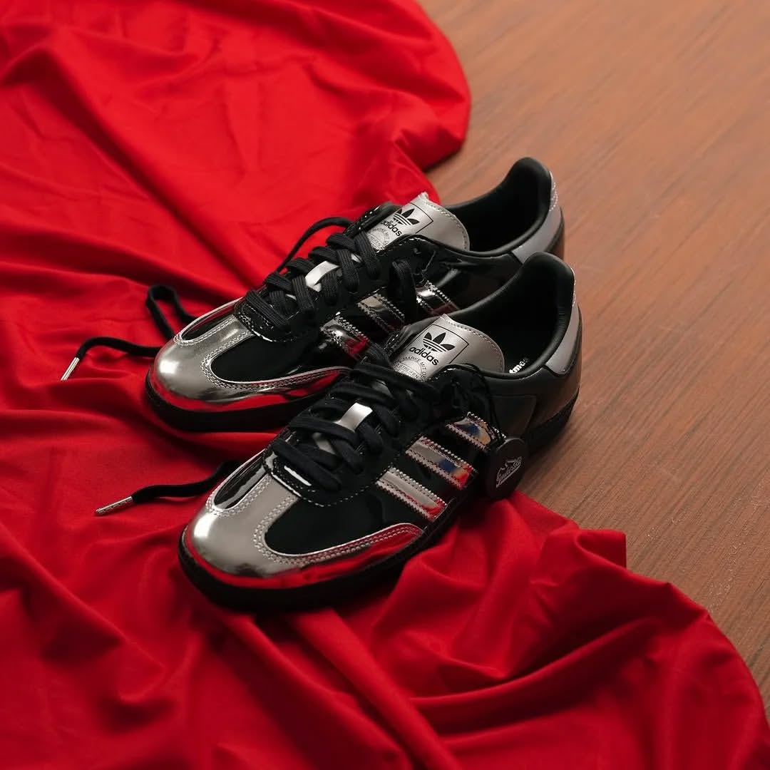 Adidas Samba x Atmos "Tuxedo Silver Black"