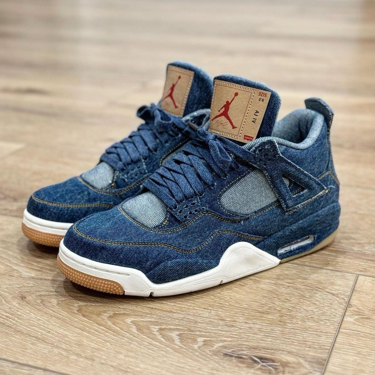 Levi's x Nike AJ4 Retro "Denim Blue"