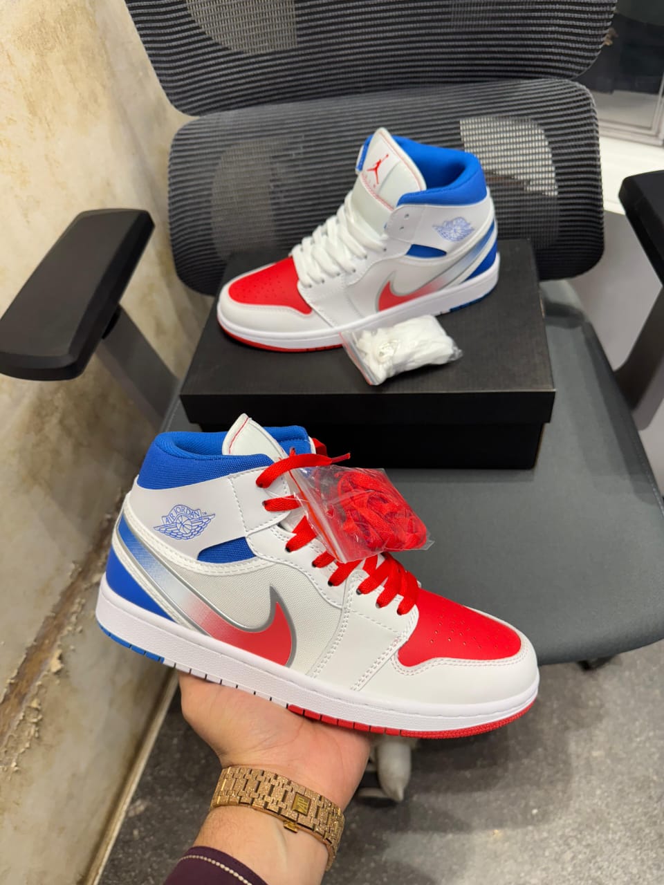 Nike Air Jordan Retro 1 Mid Easyon "White Racer"