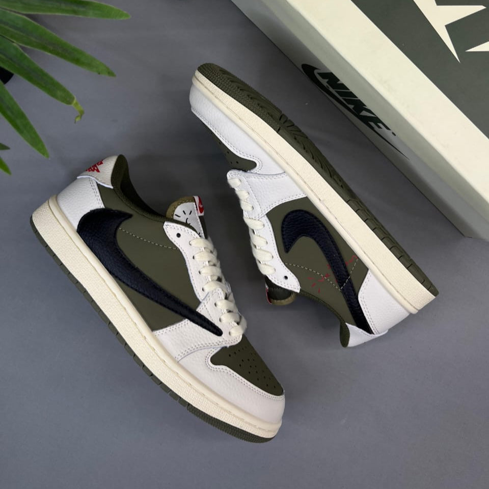Nike Air Jordan Retro 1 Low x Travis Scott SP "Medium Olive"