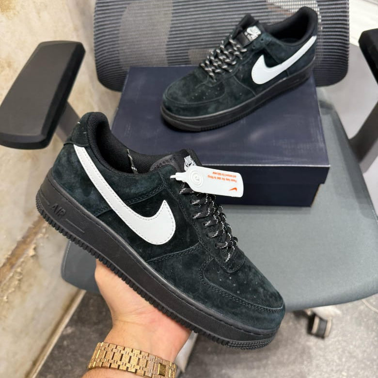 Nike Air Force 1 "Black Suede"