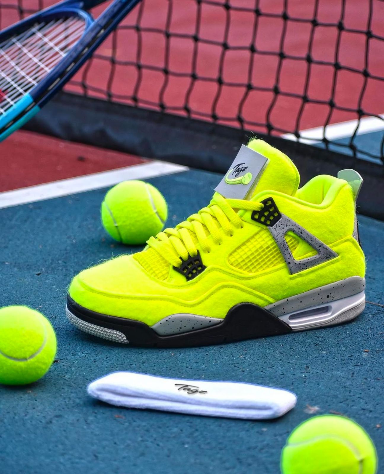 Nike Aj4 Retro "Let's Play Tennis"