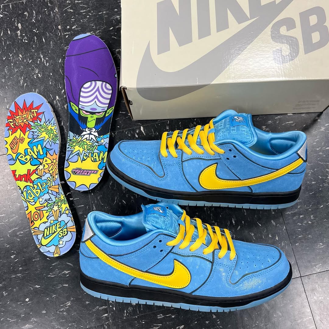 Powerpuffgirls X Nike Sb Dunk Low "Bubbles"