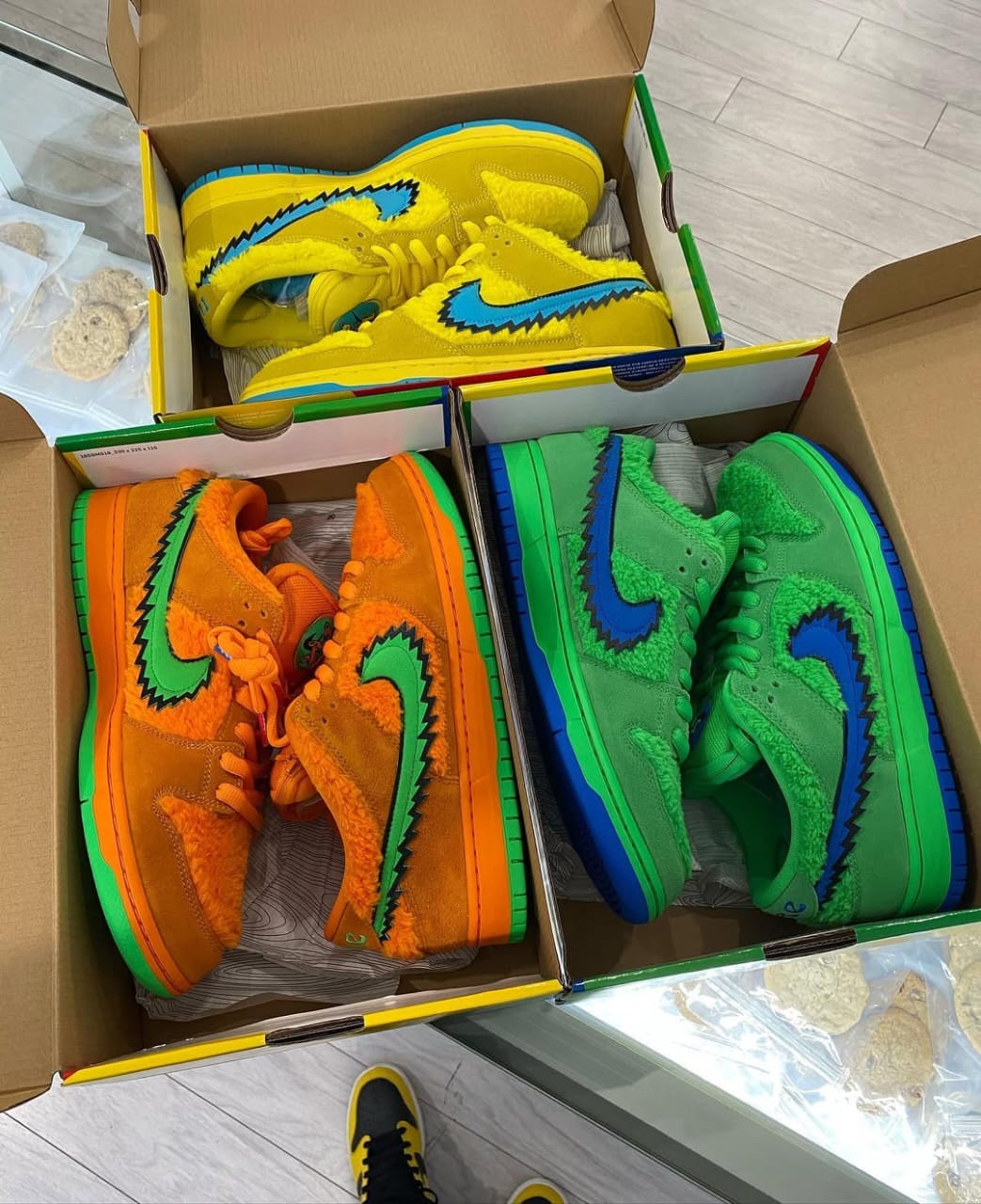 Grateful Dead Bears X Nike Sb Dunk Lows