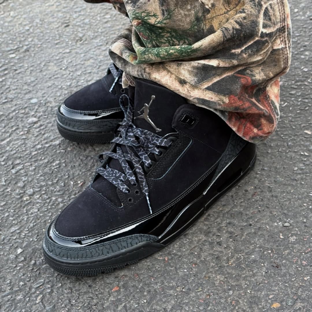 Nike Air Jordan Retro3 "Black Cat"