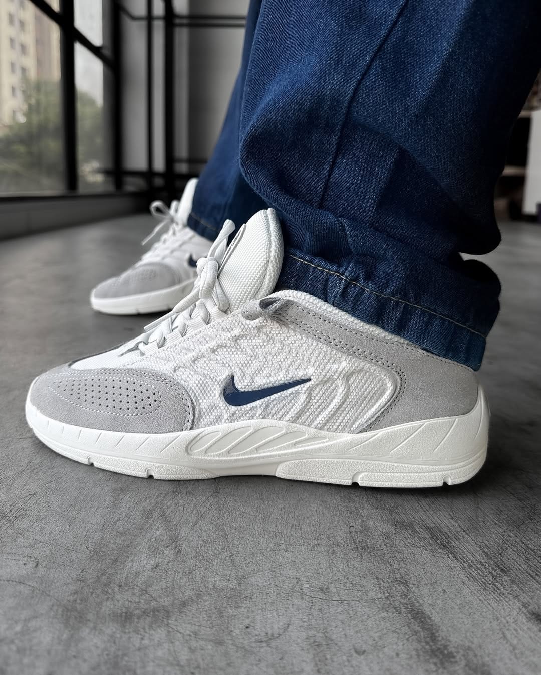 Nike Sb Vertebrae 'White Grey Navy