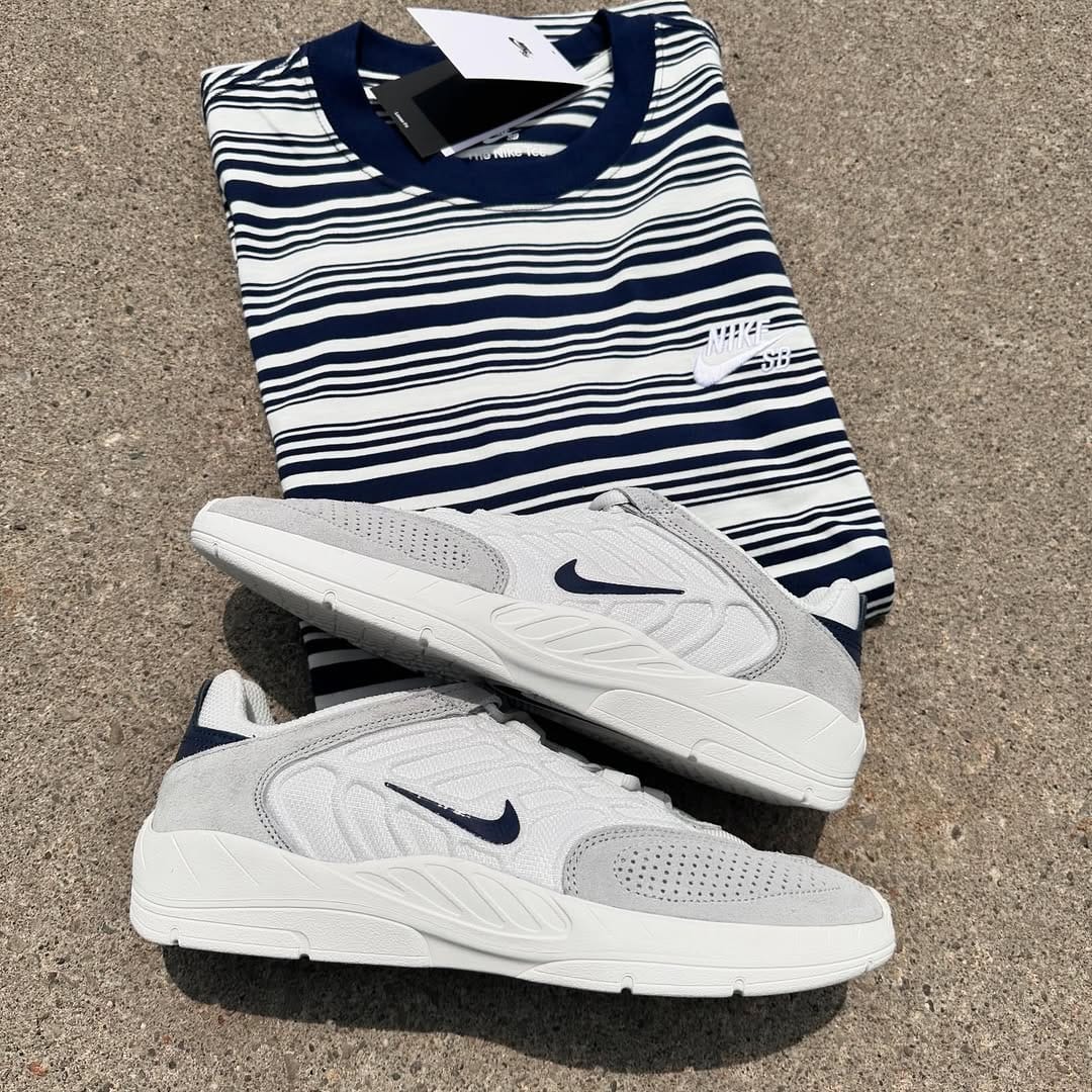 Nike Sb Vertebrae 'White Grey Navy