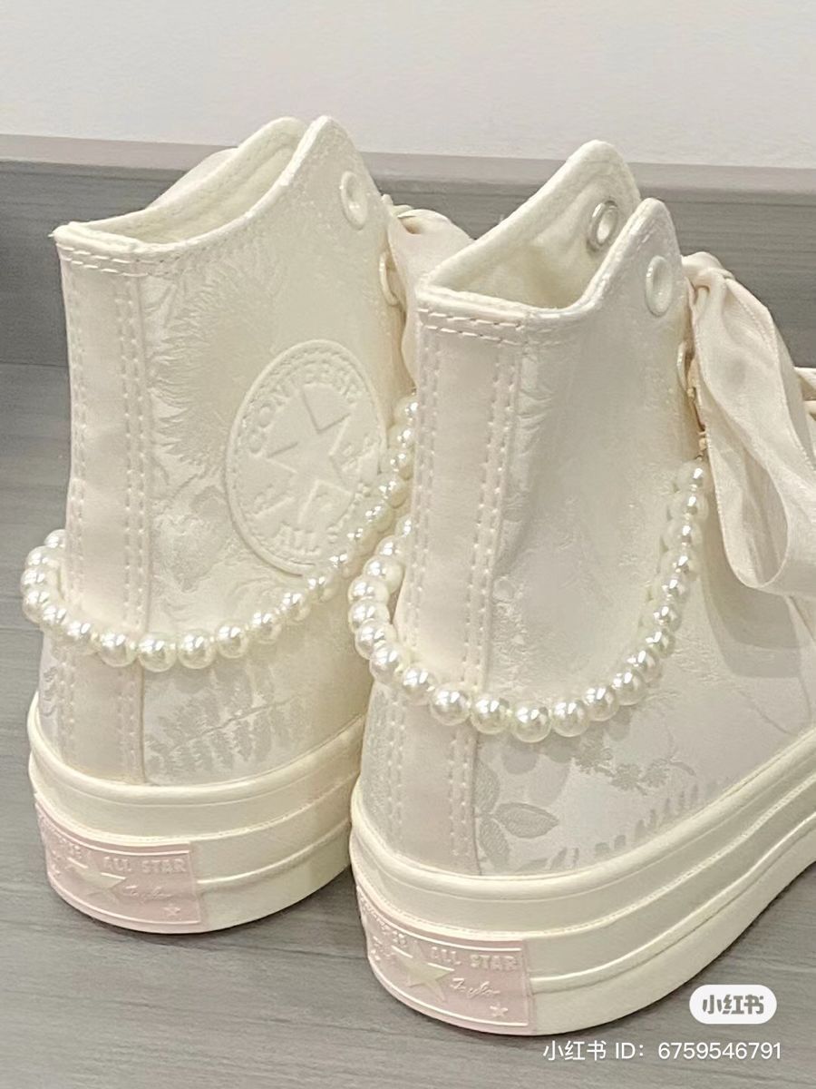 Converse 1970s Wedding Brocade High Top "White"